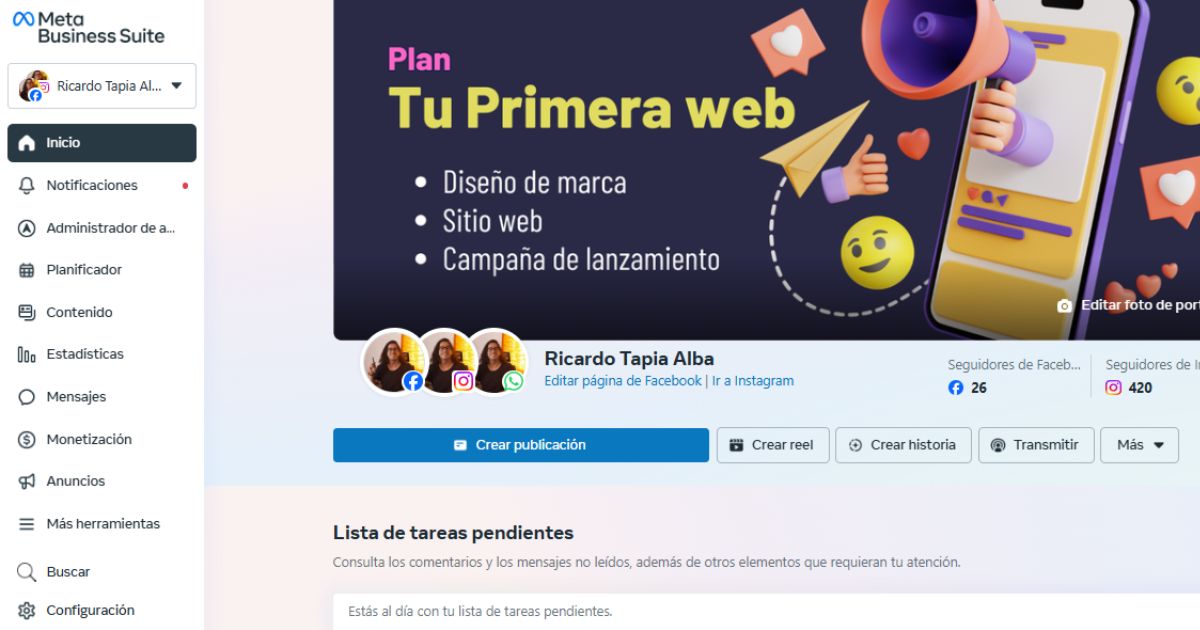 Guía Practica: Cómo Configurar Meta Bussines para crear un Portfolio Comercial y agregar a un colaborador.